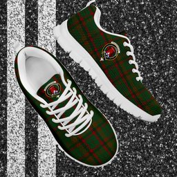 ScotsTee Shop Scottish Macnaughton Hunting Clan Crest Tartan Sneakers Tartan Casual Shoes
