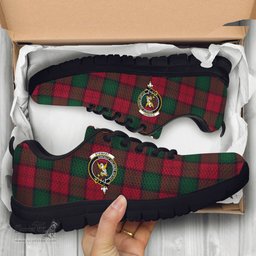 ScotsTee Shop Scottish Stewart of Atholl Clan Crest Tartan Sneakers Tartan Casual Shoes