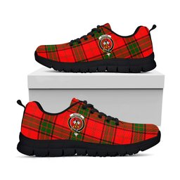 ScotsTee Shop Scottish Maxtone Clan Crest Tartan Sneakers Tartan Casual Shoes