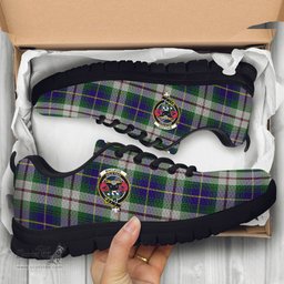 ScotsTee Shop Scottish MacLeod Of Californian Clan Crest Tartan Sneakers Tartan Casual Shoes