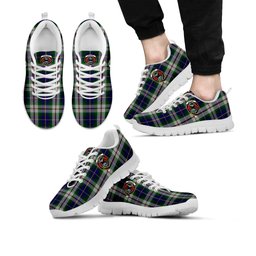 ScotsTee Shop Scottish MacLeod Of Californian Clan Crest Tartan Sneakers Tartan Casual Shoes