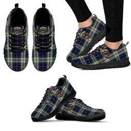 ScotsTee Shop Scottish MacLeod Of Californian Clan Crest Tartan Sneakers Tartan Casual Shoes