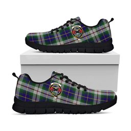ScotsTee Shop Scottish MacLeod Of Californian Clan Crest Tartan Sneakers Tartan Casual Shoes