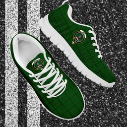 ScotsTee Shop Scottish Mar Tribe Clan Crest Tartan Sneakers Tartan Casual Shoes