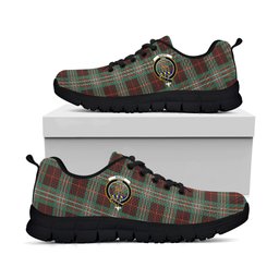 ScotsTee Shop Scottish Scott Brown Ancient Clan Crest Tartan Sneakers Tartan Casual Shoes