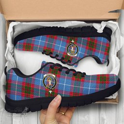 ScotsTee Shop Scottish Skirving Clan Crest Tartan Sneakers Tartan Casual Shoes