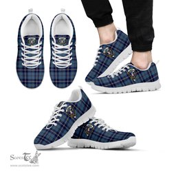 ScotsTee Shop Scottish MacRae of America Clan Crest Tartan Sneakers Tartan Casual Shoes
