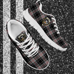 ScotsTee Shop Scottish Moffat Modern Clan Crest Tartan Sneakers Tartan Casual Shoes
