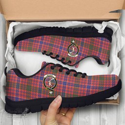 ScotsTee Shop Scottish MacRae Ancient Clan Crest Tartan Sneakers Tartan Casual Shoes