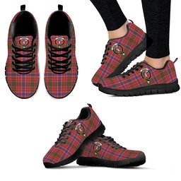 ScotsTee Shop Scottish MacRae Ancient Clan Crest Tartan Sneakers Tartan Casual Shoes