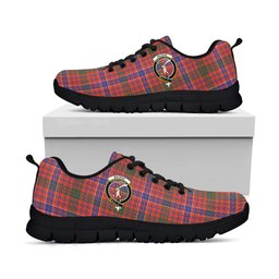 ScotsTee Shop Scottish MacRae Ancient Clan Crest Tartan Sneakers Tartan Casual Shoes