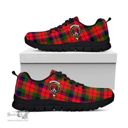 ScotsTee Shop Scottish MacNaughton Modern Clan Crest Tartan Sneakers Tartan Casual Shoes