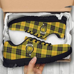 ScotsTee Shop Scottish MacLeod of Lewis Ancient Clan Crest Tartan Sneakers Tartan Casual Shoes