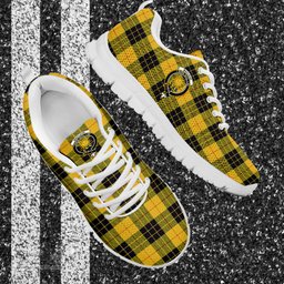 ScotsTee Shop Scottish MacLeod of Lewis Ancient Clan Crest Tartan Sneakers Tartan Casual Shoes