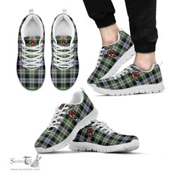 ScotsTee Shop Scottish MacNaughton Dress Clan Crest Tartan Sneakers Tartan Casual Shoes