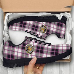 ScotsTee Shop Scottish MacPherson Hunting Modern Clan Crest Tartan Sneakers Tartan Casual Shoes