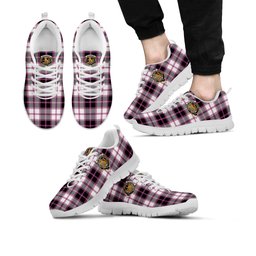 ScotsTee Shop Scottish MacPherson Hunting Modern Clan Crest Tartan Sneakers Tartan Casual Shoes
