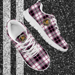 ScotsTee Shop Scottish MacPherson Hunting Modern Clan Crest Tartan Sneakers Tartan Casual Shoes