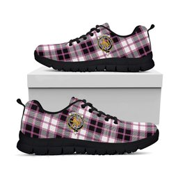 ScotsTee Shop Scottish MacPherson Hunting Modern Clan Crest Tartan Sneakers Tartan Casual Shoes