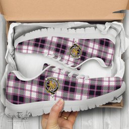 ScotsTee Shop Scottish MacPherson Hunting Modern Clan Crest Tartan Sneakers Tartan Casual Shoes