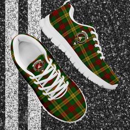 ScotsTee Shop Scottish MacMillan Society of Glasgow Clan Crest Tartan Sneakers Tartan Casual Shoes
