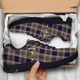 ScotsTee Shop Scottish Stewart Navy Clan Crest Tartan Sneakers Tartan Casual Shoes