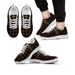 ScotsTee Shop Scottish MacLellan Modern Clan Crest Tartan Sneakers Tartan Casual Shoes
