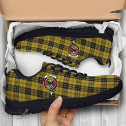 ScotsTee Shop Scottish MacLeod Clan Crest Tartan Sneakers Tartan Casual Shoes