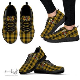 ScotsTee Shop Scottish MacLeod Clan Crest Tartan Sneakers Tartan Casual Shoes