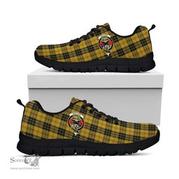 ScotsTee Shop Scottish MacLeod Clan Crest Tartan Sneakers Tartan Casual Shoes