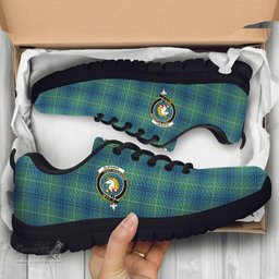 ScotsTee Shop Scottish Oliphant Ancient Clan Crest Tartan Sneakers Tartan Casual Shoes