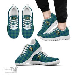 ScotsTee Shop Scottish Oliphant Ancient Clan Crest Tartan Sneakers Tartan Casual Shoes