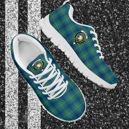 ScotsTee Shop Scottish Oliphant Ancient Clan Crest Tartan Sneakers Tartan Casual Shoes