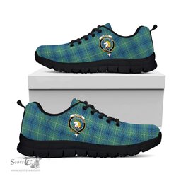 ScotsTee Shop Scottish Oliphant Ancient Clan Crest Tartan Sneakers Tartan Casual Shoes