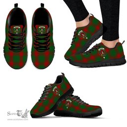 ScotsTee Shop Scottish Middleton Clan Crest Tartan Sneakers Tartan Casual Shoes