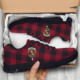 ScotsTee Shop Scottish Rob Roy Macgregor Clan Crest Tartan Sneakers Tartan Casual Shoes