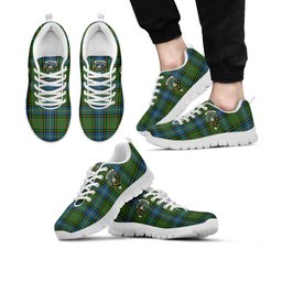 ScotsTee Shop Scottish MacMillan Hunting Ancient Clan Crest Tartan Sneakers Tartan Casual Shoes