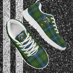 ScotsTee Shop Scottish MacMillan Hunting Ancient Clan Crest Tartan Sneakers Tartan Casual Shoes