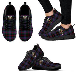 ScotsTee Shop Scottish Nairn Clan Crest Tartan Sneakers Tartan Casual Shoes