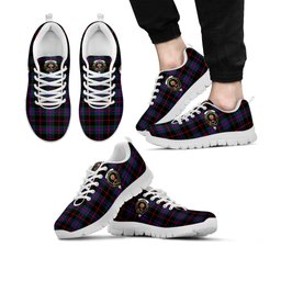 ScotsTee Shop Scottish Nairn Clan Crest Tartan Sneakers Tartan Casual Shoes