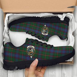 ScotsTee Shop Scottish Skene Clan Crest Tartan Sneakers Tartan Casual Shoes