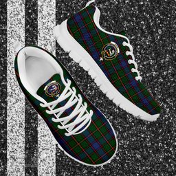 ScotsTee Shop Scottish Skene Clan Crest Tartan Sneakers Tartan Casual Shoes