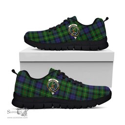 ScotsTee Shop Scottish Rollo Clan Crest Tartan Sneakers Tartan Casual Shoes