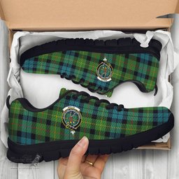 ScotsTee Shop Scottish Rollo Ancient Clan Crest Tartan Sneakers Tartan Casual Shoes