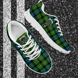 ScotsTee Shop Scottish Rollo Ancient Clan Crest Tartan Sneakers Tartan Casual Shoes