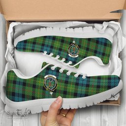ScotsTee Shop Scottish Rollo Ancient Clan Crest Tartan Sneakers Tartan Casual Shoes