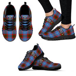 ScotsTee Shop Scottish Spalding Clan Crest Tartan Sneakers Tartan Casual Shoes