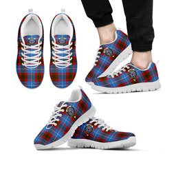 ScotsTee Shop Scottish Spalding Clan Crest Tartan Sneakers Tartan Casual Shoes
