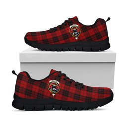 ScotsTee Shop Scottish MacLeod of Raasay Highland Clan Crest Tartan Sneakers Tartan Casual Shoes