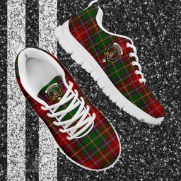 ScotsTee Shop Scottish Somerville Clan Crest Tartan Sneakers Tartan Casual Shoes